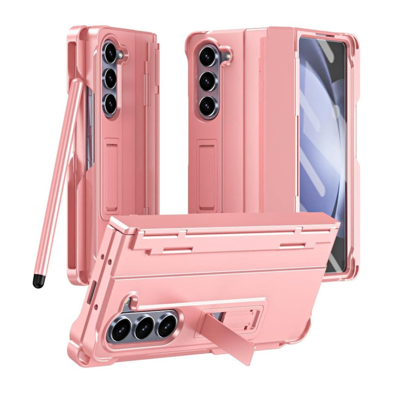 Folding Case with Pen and Hinge Guard