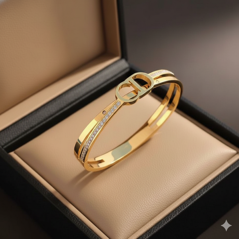 Luxury Gold Double-Band Bracelet