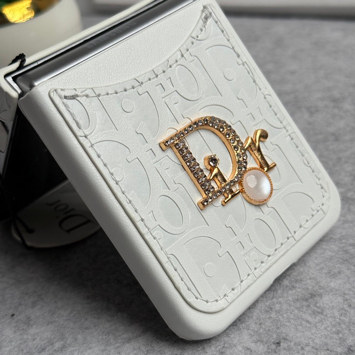 CharmPocket Monogram Wallet Case