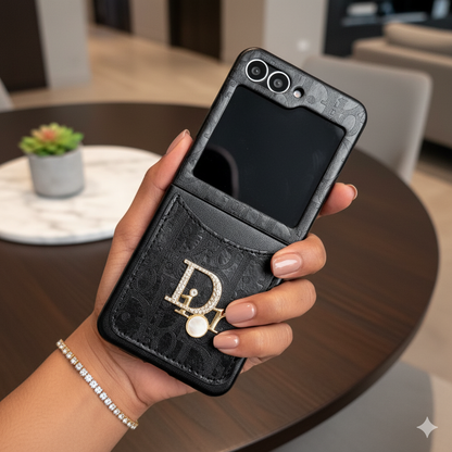 CharmPocket Monogram Wallet Case