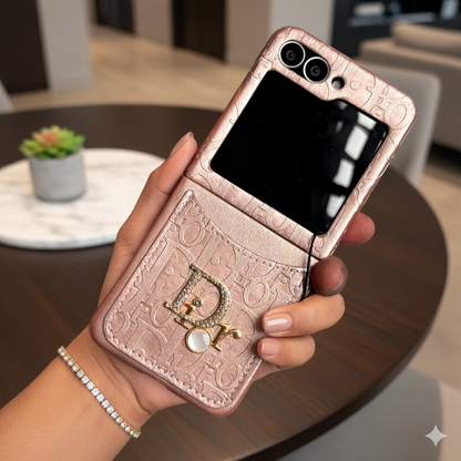 CharmPocket Monogram Wallet Case