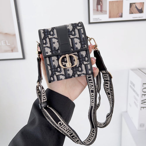 Luxury Crossbody Case with Matching Mini Bag