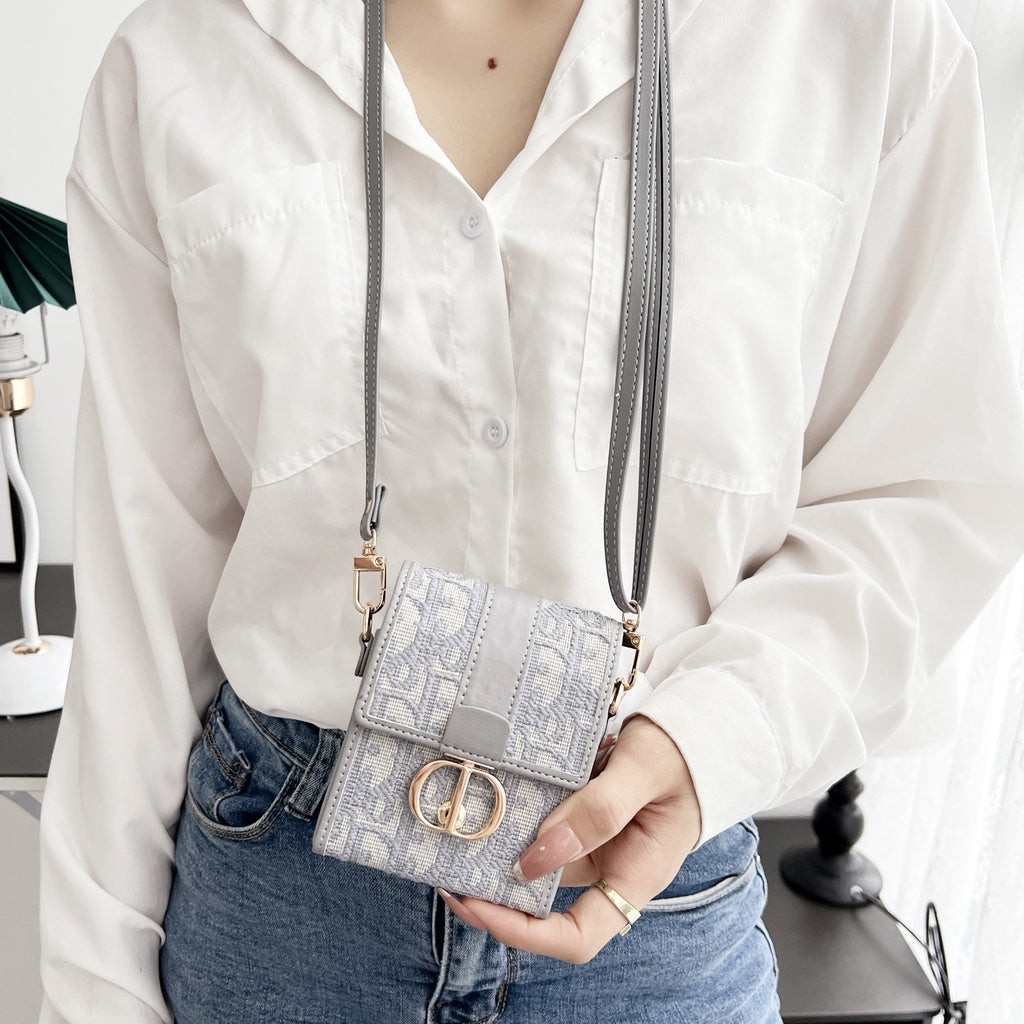 Luxury Crossbody Case with Matching Mini Bag