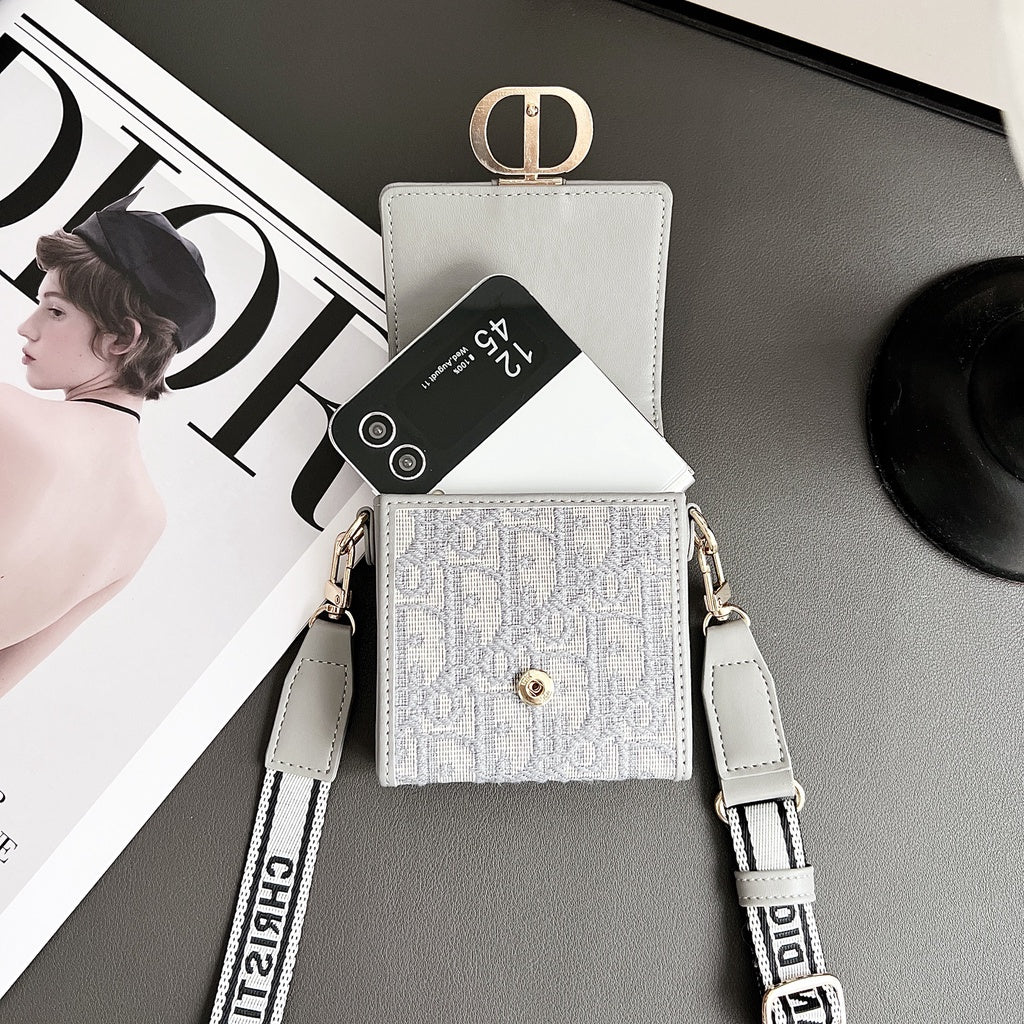 Luxury Crossbody Case with Matching Mini Bag